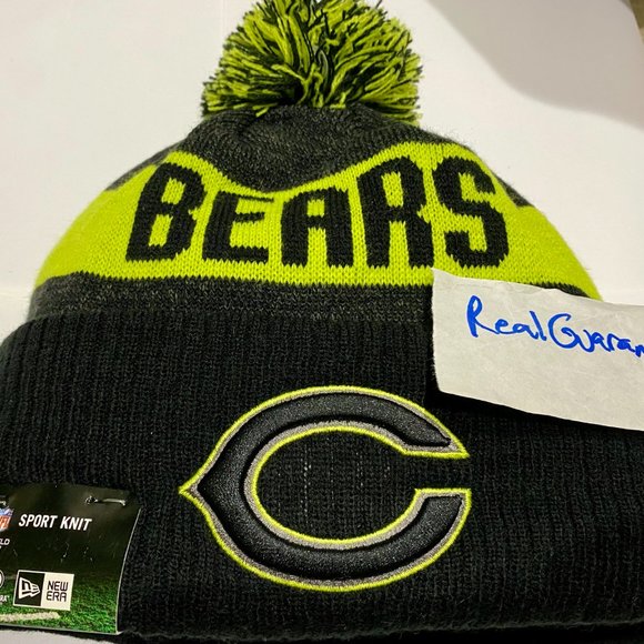 New Era Other - RARE 100% New Era 2016 Chicago Bears BLACK ALT Sport Knit Hat NFL Beanie Winter
